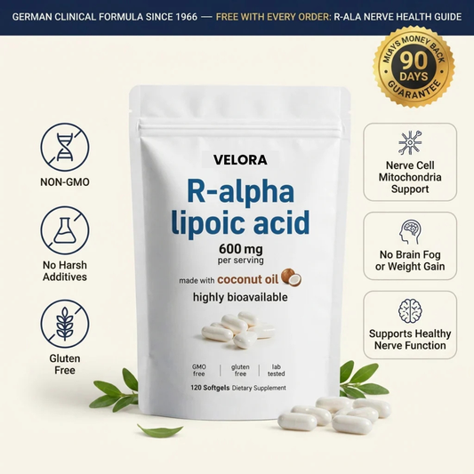 R-Alpha Lipoic Acid — 600mg Pure R-Form Softgels
