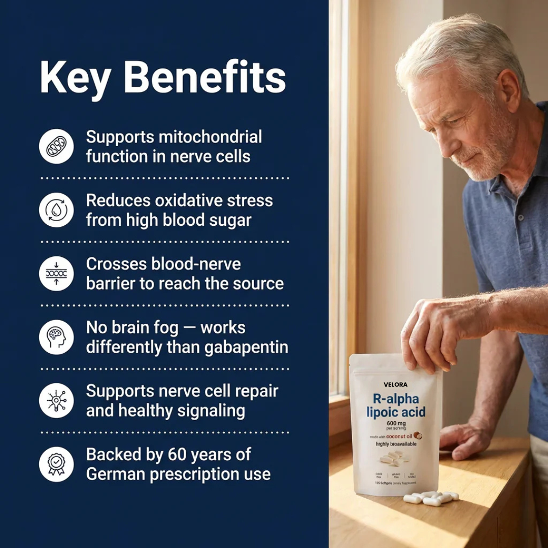 R-Alpha Lipoic Acid — 600mg Pure R-Form Softgels