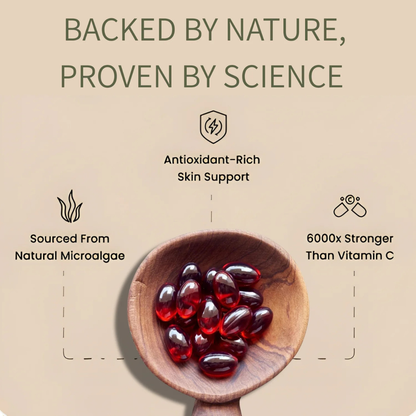 Velora Astaxanthin Elixir — 12mg Daily Antioxidant for Glowing, Resilient Skin