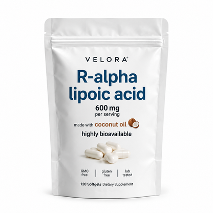 R-Alpha Lipoic Acid — 600mg Pure R-Form Softgels
